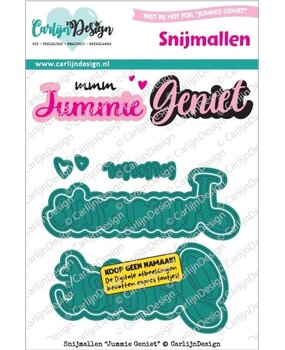 Carlijn Design Snijmallen Jummie Geniet (CDSN-0396) Carlijn Design Snijmallen Jummie Geniet (CDSN-0396)