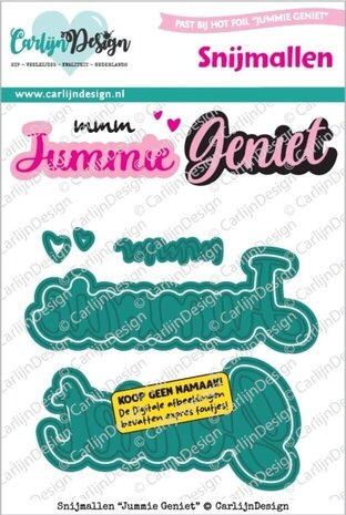 Carlijn Design Snijmallen Jummie Geniet (CDSN-0396) Carlijn Design Snijmallen Jummie Geniet (CDSN-0396)