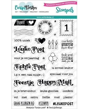 Carlijn Design Stempels Leuke Post (CDST-0074)
