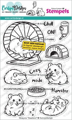 Carlijn Design Stempels Hamsters (CDST-0183)