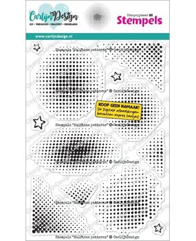 Carlijn Design Stempels Halftone Patterns (CDST-0185)