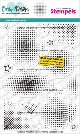 Carlijn Design Stempels Halftone Patterns (CDST-0185)