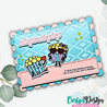 Carlijn Design Popcorn Party Stamp & Die DUO (CDST-0181/CDSN-0395)
