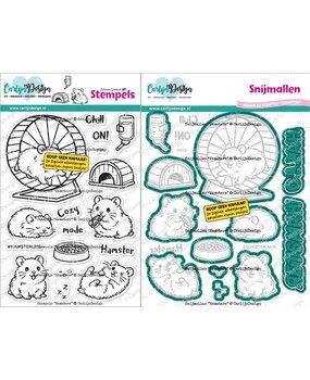 Carlijn Design Hamsters Stamp & Die DUO (CDST-0183/CDSN-0397)