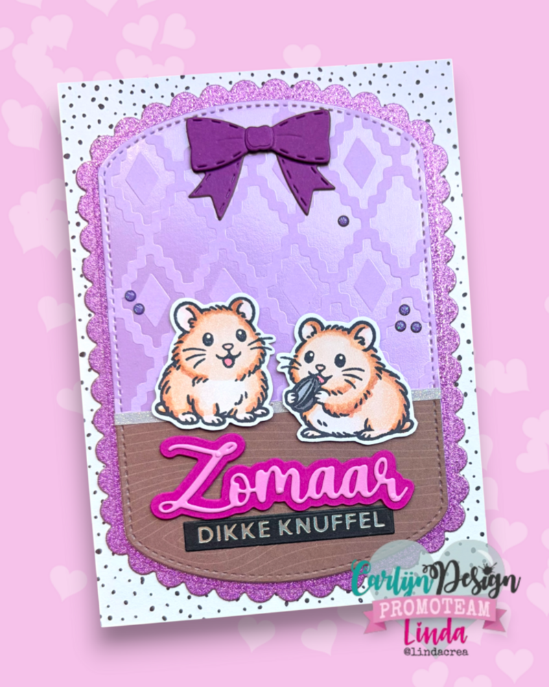 Carlijn Design Hamsters Stamp & Die DUO (CDST-0183/CDSN-0397)