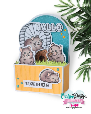 Carlijn Design Hamsters Stamp & Die DUO (CDST-0183/CDSN-0397)
