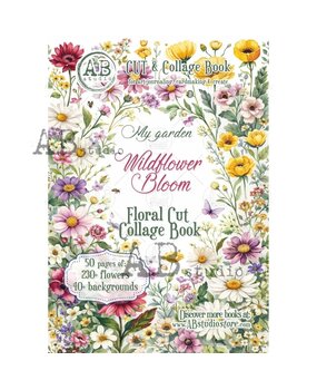 AB Studio My Garden Wildflower Bloom A4 Cut & Collage Book AB Studio My Garden Wildflower Bloom A4 Cut & Collage Book