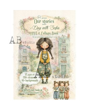 AB Studio Our Stories A Day with Sofia A4 Cut & Collage Book