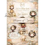AB Studio Our Stories Whispers of Spring A4 Cut & Collage Book