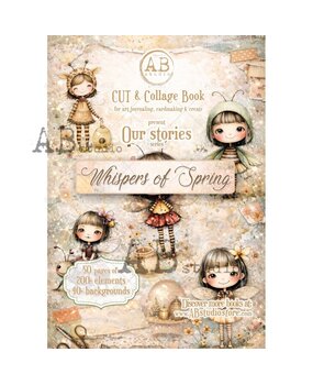 AB Studio Our Stories Whispers of Spring A4 Cut & Collage Book