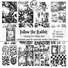 AB Studio Follow The Rabbit part 1 A4 Cut & Collage Book for Coloring AB Studio Follow The Rabbit part 1 A4 Cut & Collage Book for Coloring
