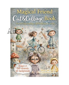 AB Studio Magical Friend A4 Cut & Collage Book