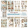 AB Studio Whimsical Friends 2 A4 Cut & Collage Book