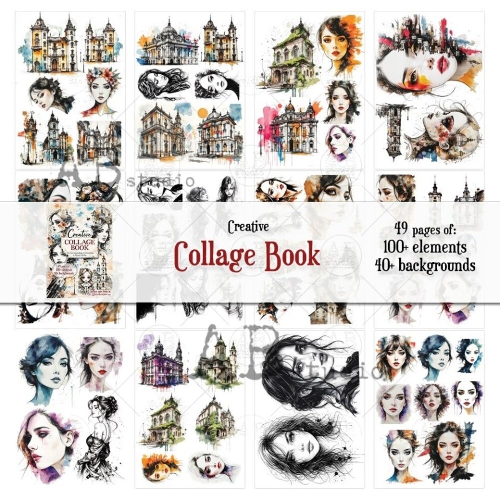 AB Studio A4 Creative Collage Book
