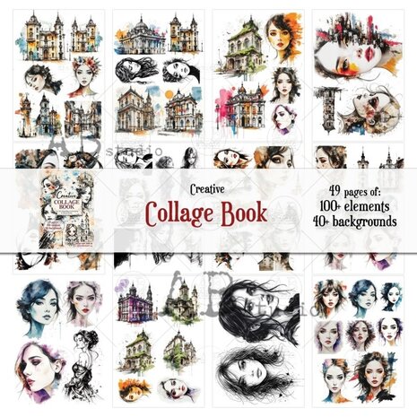 AB Studio A4 Creative Collage Book