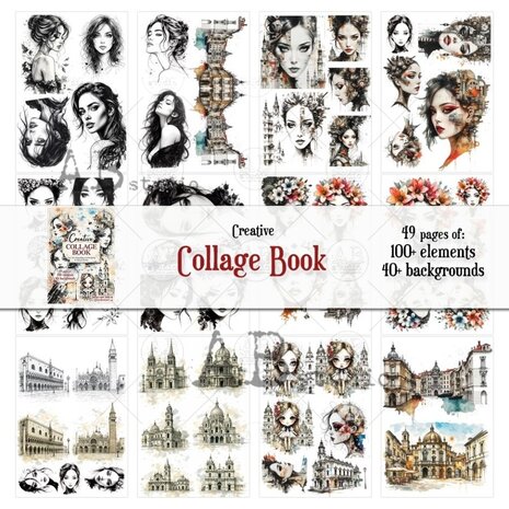AB Studio A4 Creative Collage Book
