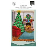 Vaessen Creative Christmas A6 Clear Stamps Living Room (CAR0603)