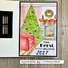 Vaessen Creative Christmas A6 Clear Stamps Living Room (CAR0603)