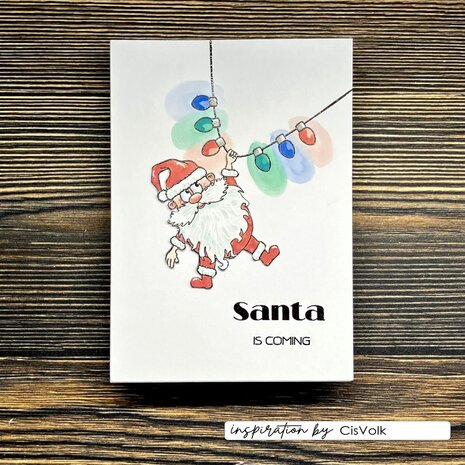Vaessen Creative Christmas A6 Clear Stamps Santa 1 (CAR0604)