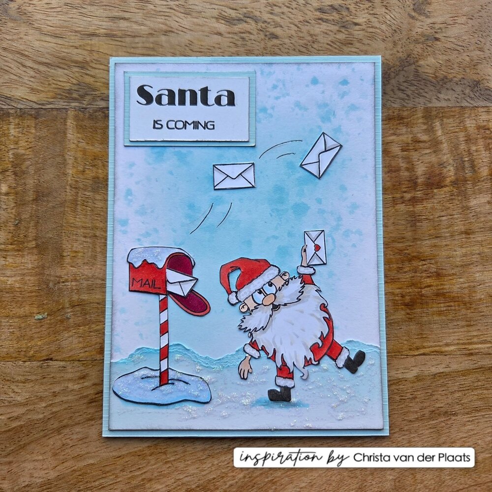 Vaessen Creative Christmas A6 Clear Stamps Santa 1 (CAR0604)
