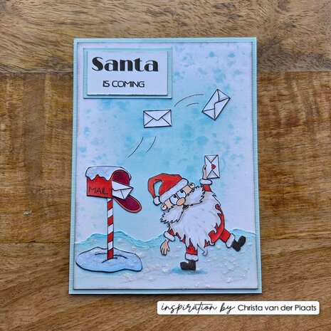Vaessen Creative Christmas A6 Clear Stamps Santa 1 (CAR0604)