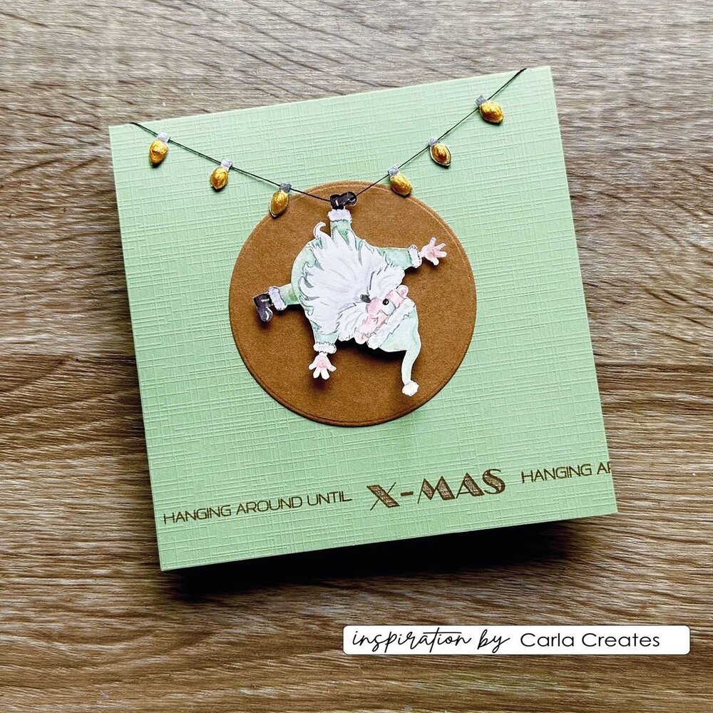 Vaessen Creative Christmas A6 Clear Stamps Santa 2 (CAR0605)