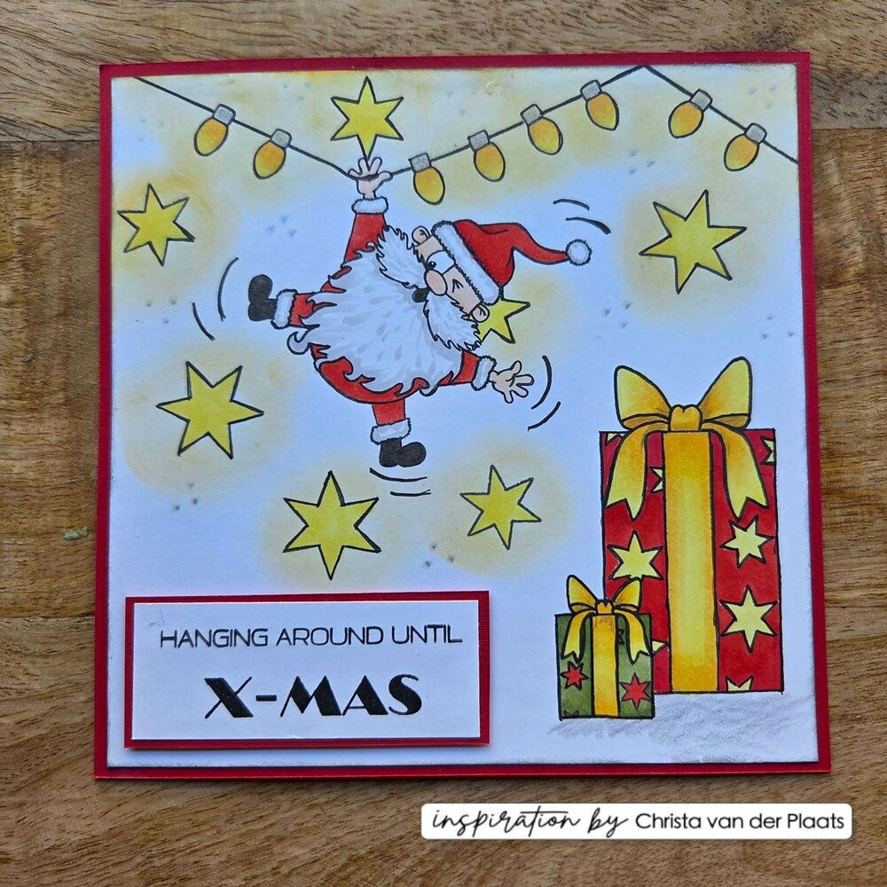 Vaessen Creative Christmas A6 Clear Stamps Santa 2 (CAR0605)
