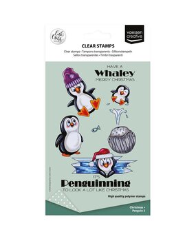 Vaessen Creative Christmas A6 Clear Stamps Penguin 2 (CAR0607) Vaessen Creative Christmas A6 Clear Stamps Penguin 2 (CAR0607)