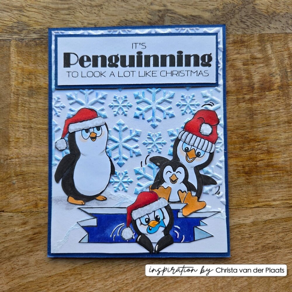 Vaessen Creative Christmas A6 Clear Stamps Penguin 2 (CAR0607) Vaessen Creative Christmas A6 Clear Stamps Penguin 2 (CAR0607)