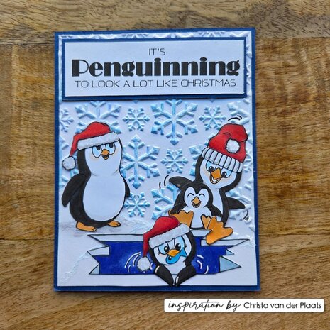 Vaessen Creative Christmas A6 Clear Stamps Penguin 2 (CAR0607) Vaessen Creative Christmas A6 Clear Stamps Penguin 2 (CAR0607)
