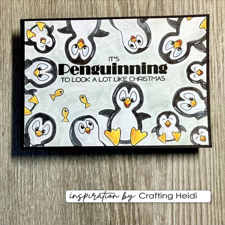 Vaessen Creative Christmas A6 Clear Stamps Penguin 2 (CAR0607) Vaessen Creative Christmas A6 Clear Stamps Penguin 2 (CAR0607)