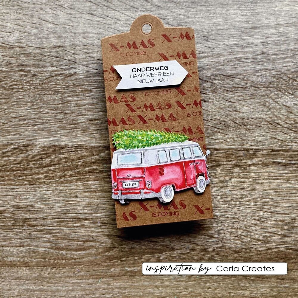 Vaessen Creative Christmas A6 Clear Stamps Hippie Bus 1 (CAR0608) Vaessen Creative Christmas A6 Clear Stamps Hippie Bus 1 (CAR0608)