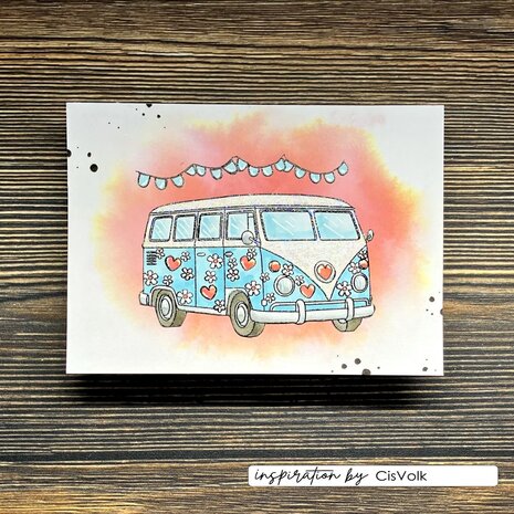 Vaessen Creative Christmas A6 Clear Stamps Hippie Bus 1 (CAR0608) Vaessen Creative Christmas A6 Clear Stamps Hippie Bus 1 (CAR0608)
