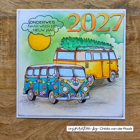 Vaessen Creative Christmas A6 Clear Stamps Hippie Bus 1 (CAR0608) Vaessen Creative Christmas A6 Clear Stamps Hippie Bus 1 (CAR0608)