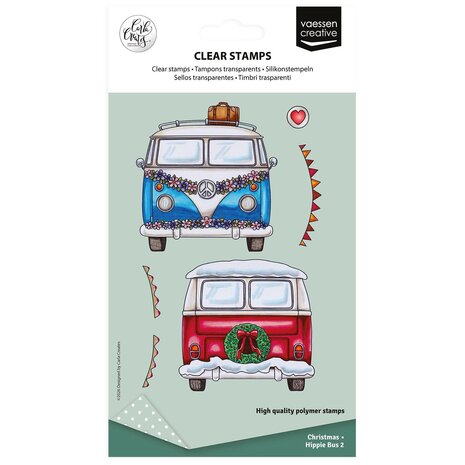 Vaessen Creative Christmas A6 Clear Stamps Hippie Bus 2 (CAR0609) Vaessen Creative Christmas A6 Clear Stamps Hippie Bus 2 (CAR0609)