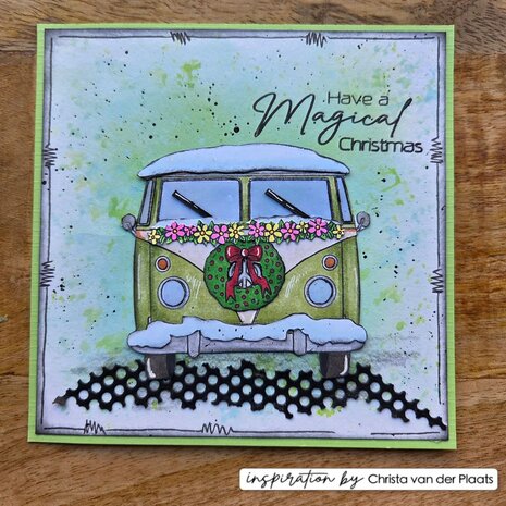 Vaessen Creative Christmas A6 Clear Stamps Hippie Bus 2 (CAR0609) Vaessen Creative Christmas A6 Clear Stamps Hippie Bus 2 (CAR0609)