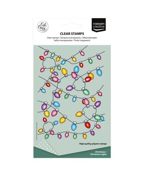 Vaessen Creative Christmas A6 Clear Stamps Christmas Lights (CAR0610)