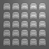 Vaessen Creative Christmas 6x6 Inch Embossing Folder Hippie Bus (CAR0613) Vaessen Creative Christmas 6x6 Inch Embossing Folder Hippie Bus (CAR0613)