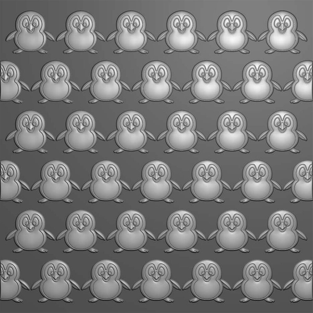 Vaessen Creative Christmas 6x6 Inch Embossing Folder Penguin (CAR0614) Vaessen Creative Christmas 6x6 Inch Embossing Folder Penguin (CAR0614)