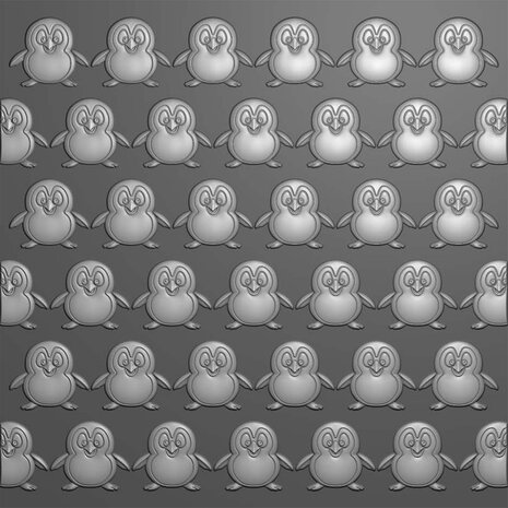 Vaessen Creative Christmas 6x6 Inch Embossing Folder Penguin (CAR0614) Vaessen Creative Christmas 6x6 Inch Embossing Folder Penguin (CAR0614)