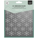 Vaessen Creative Christmas 6x6 Inch Embossing Folder Ice Stars (CAR0616)