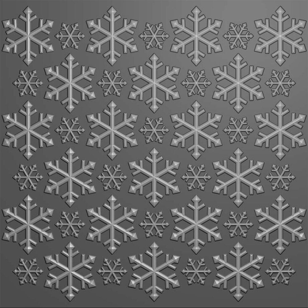 Vaessen Creative Christmas 6x6 Inch Embossing Folder Ice Stars (CAR0616) Vaessen Creative Christmas 6x6 Inch Embossing Folder Ice Stars (CAR0616)