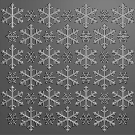 Vaessen Creative Christmas 6x6 Inch Embossing Folder Ice Stars (CAR0616) Vaessen Creative Christmas 6x6 Inch Embossing Folder Ice Stars (CAR0616)
