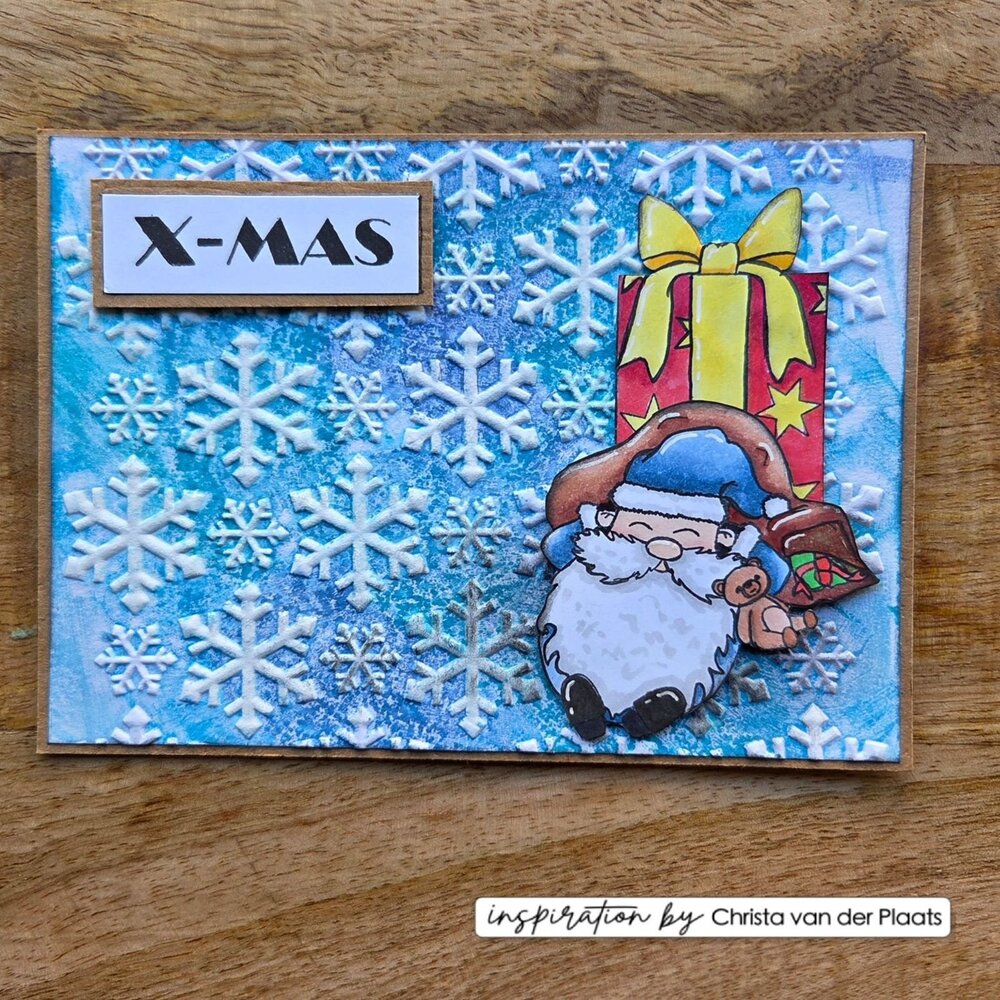 Vaessen Creative Christmas 6x6 Inch Embossing Folder Ice Stars (CAR0616) Vaessen Creative Christmas 6x6 Inch Embossing Folder Ice Stars (CAR0616)
