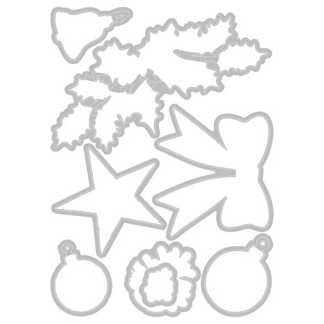 Sizzix PRE-ORDER 49 & Market Clear Stamps with Framelits Build a Wreath (667175) Sizzix PRE-ORDER 49 & Market Clear Stamps with Framelits Build a Wreath (667175)