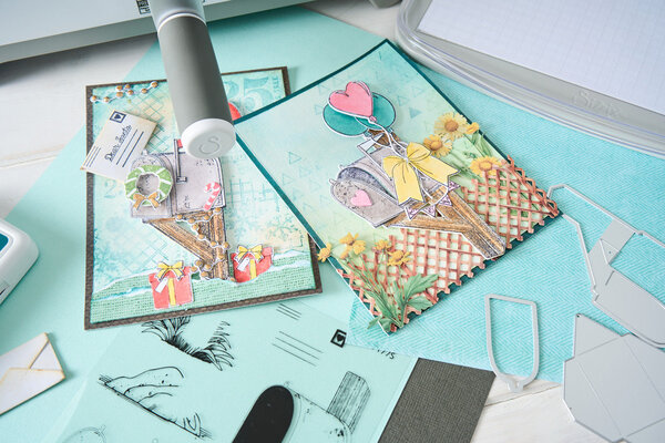 Sizzix PRE-ORDER 49 & Market Clear Stamps with Framelits Sweet Drop (667179) Sizzix PRE-ORDER 49 & Market Clear Stamps with Framelits Sweet Drop (667179)
