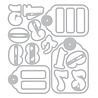 Sizzix PRE-ORDER 49 & Market Clear Stamps with Framelits Holiday Tags (667180) Sizzix PRE-ORDER 49 & Market Clear Stamps with Framelits Holiday Tags (667180)