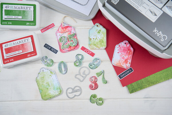 Sizzix PRE-ORDER 49 & Market Clear Stamps with Framelits Holiday Tags (667180) Sizzix PRE-ORDER 49 & Market Clear Stamps with Framelits Holiday Tags (667180)