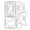Sizzix PRE-ORDER 49 & Market Clear Stamps with Framelits Postage Wings (667182) Sizzix PRE-ORDER 49 & Market Clear Stamps with Framelits Postage Wings (667182)