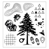Sizzix PRE-ORDER 49 & Market Clear Stamps with Stencils Outdoor Essentials (667185) Sizzix PRE-ORDER 49 & Market Clear Stamps with Stencils Outdoor Essentials (667185)
